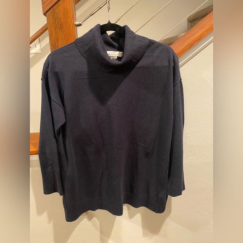 H&M Cowl Neck Flowy Sweater, Size Small